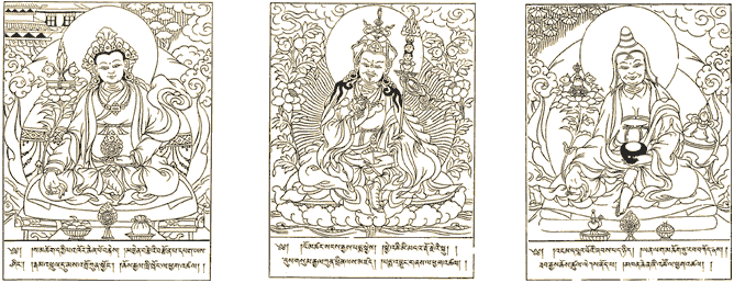 The Three: Khenpo, Lopon, Chogyal